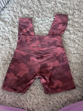 lululemon athletica Rose Camo Performance Leggings